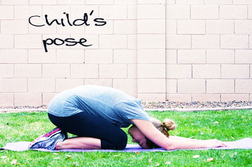 child's pose