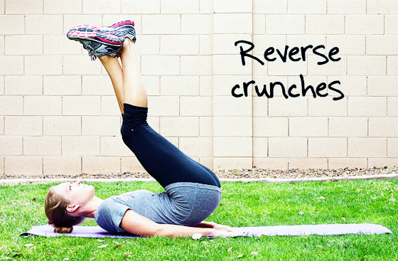 reverse crunches