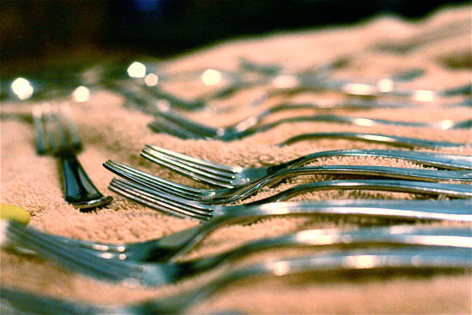clean forks