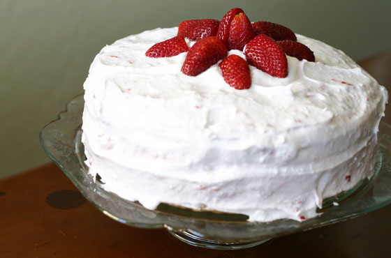 Strawberry Vanilla Cake Recipe - Moist & Fresh - Saving You Dinero