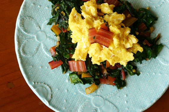 eggs and swiss chard recipe