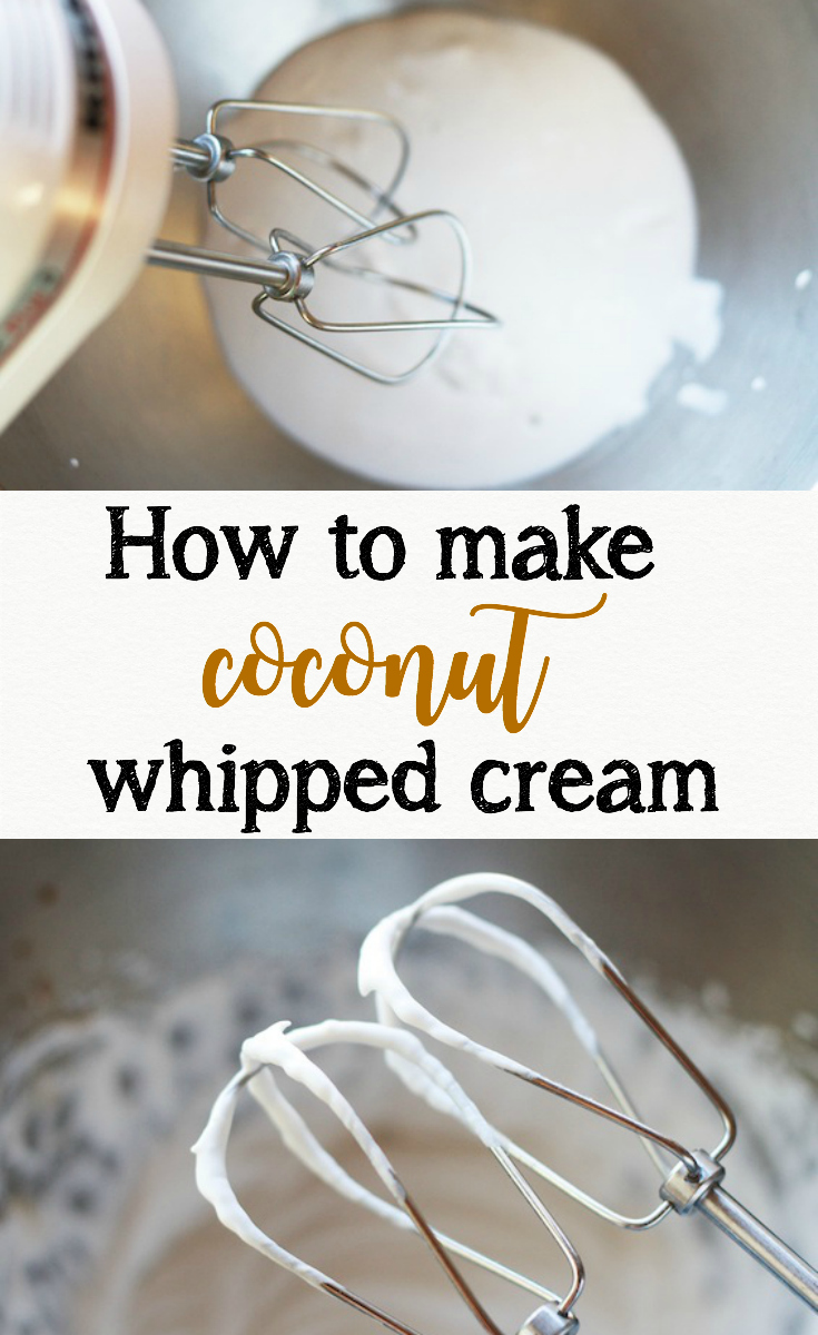 How to make dairy-free whipped cream from a can of coconut milk