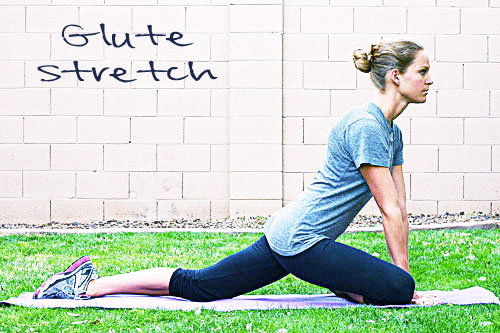 Inspired RD Exercise Library: Glute Stretch