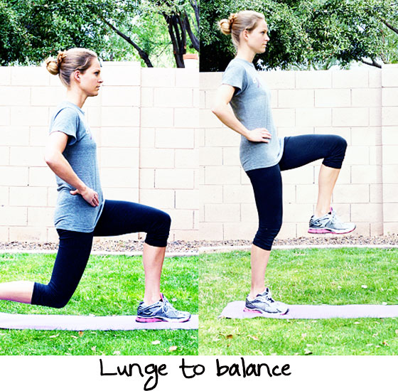 Inspired RD Exercise Library: Lunge to Balance