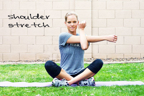 Inspired RD Exercise Library: Shoulder Stretch