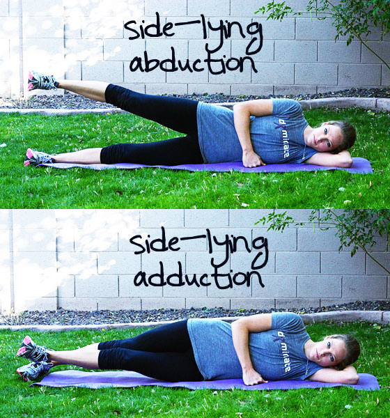 Inspired RD Exercise Library: Side Lying Abduction and Adduction