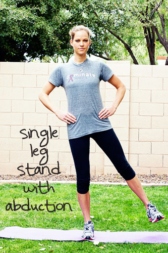 Inspired RD Exercise Library: Single Leg Stand with Abduction