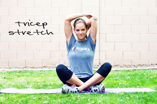 Inspired RD Exercise Library: Triceps Stretch
