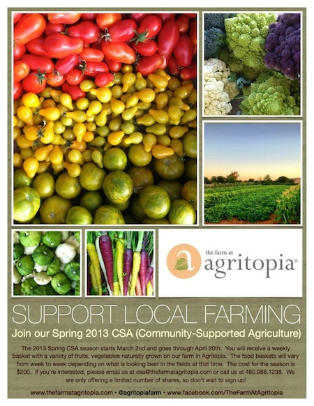 Agritopia Farm Spring CSA