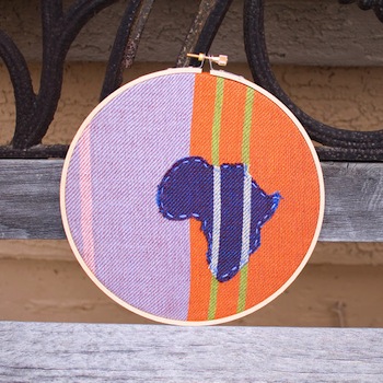 Limited Edition Africa Hoop - joemomma.etsy.com