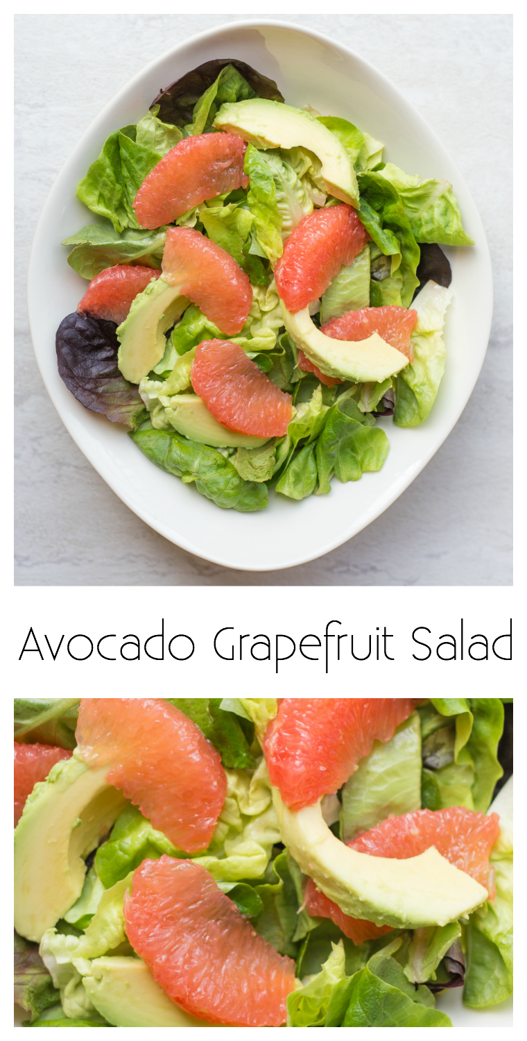 I love this recipe for Avocado Grapefruit salad. So fresh and simple!