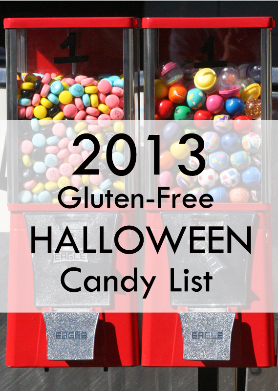 2013 Gluten-Free Halloween Candy List #glutenfree