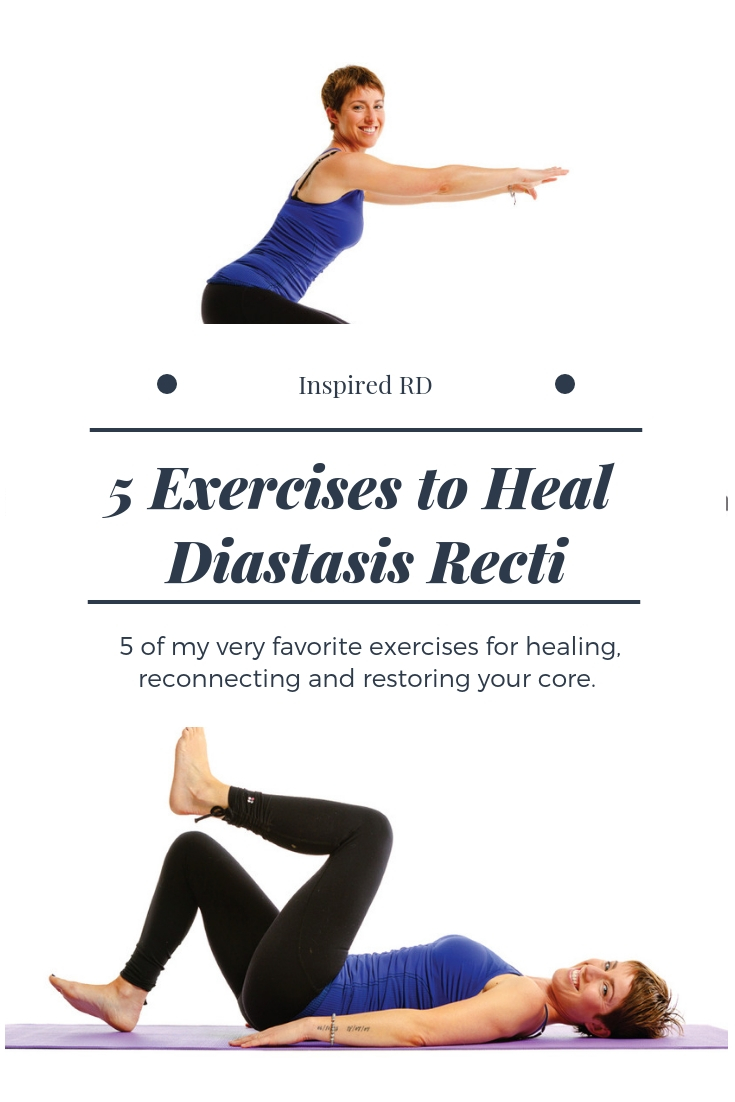 5 Exercises to Fix Diastatis Recti | MuTu System | InspiredRD