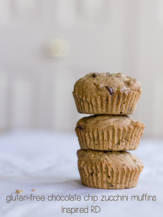 Gluten-Free Chocolate Chip Zucchini Muffins