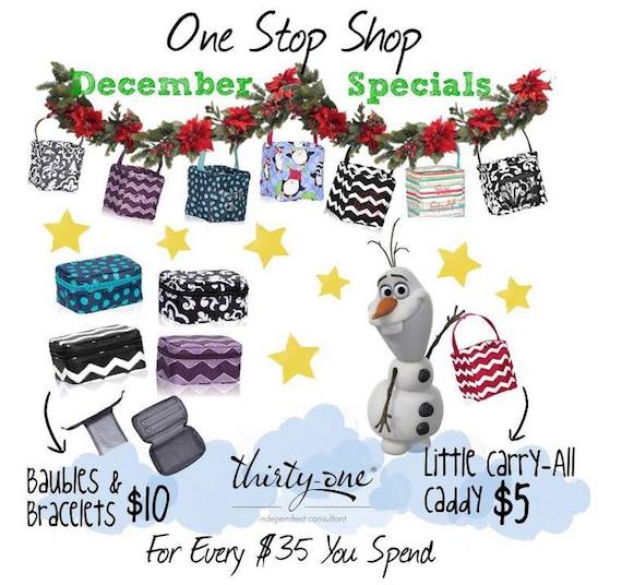 Thirty One December Specials