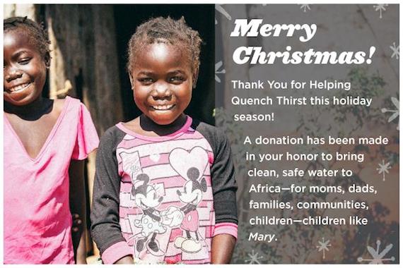 Give the gift of clean water - Blood:Water Mission