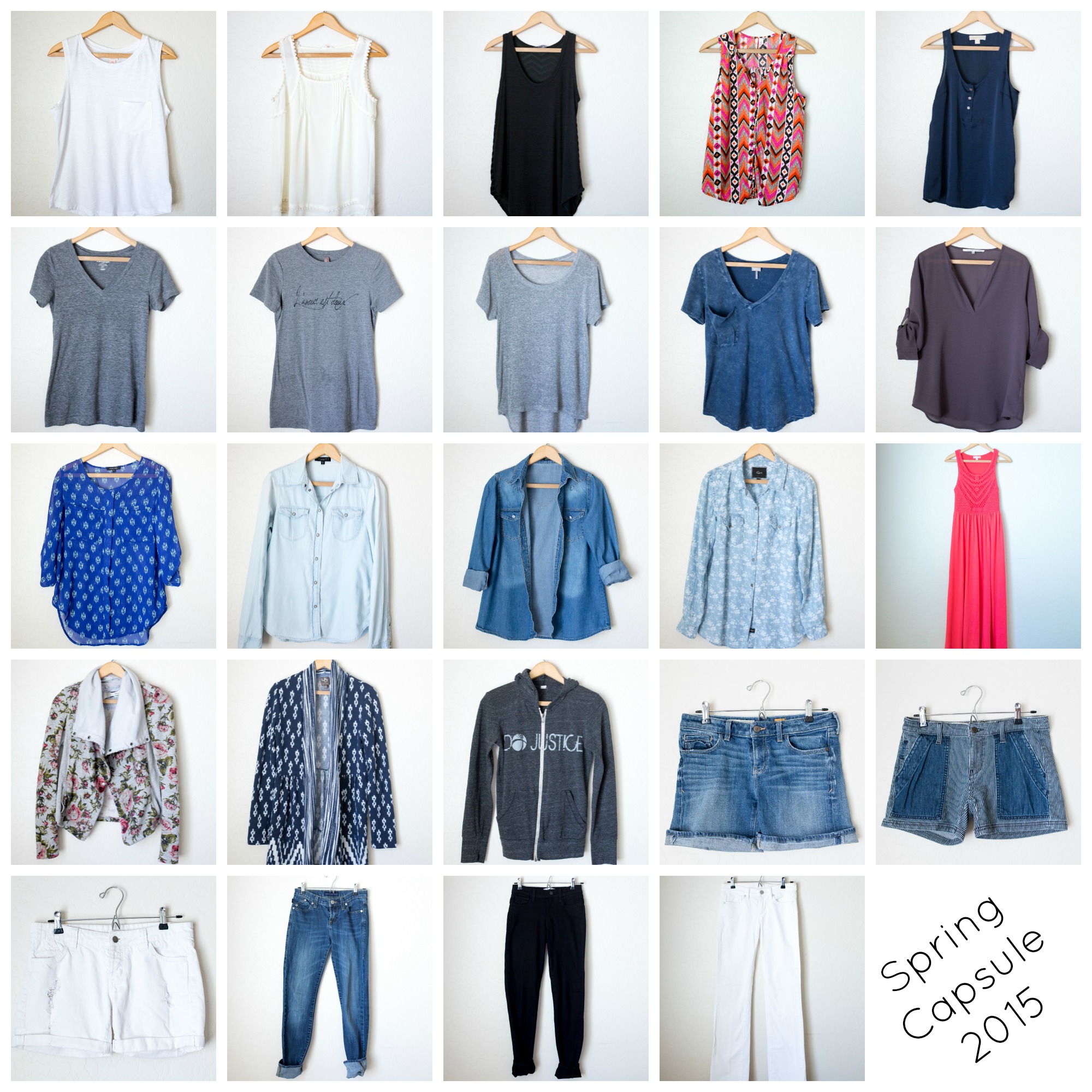 Spring Capsule Wardrobe + How to Create a Capsule Wardrobe