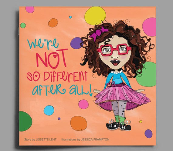 "We're Not So Different After All", is a playful story of acceptance and understanding featuring Maggie Hope, a little girl with special needs. (Donate to the Kickstarter campaign!)