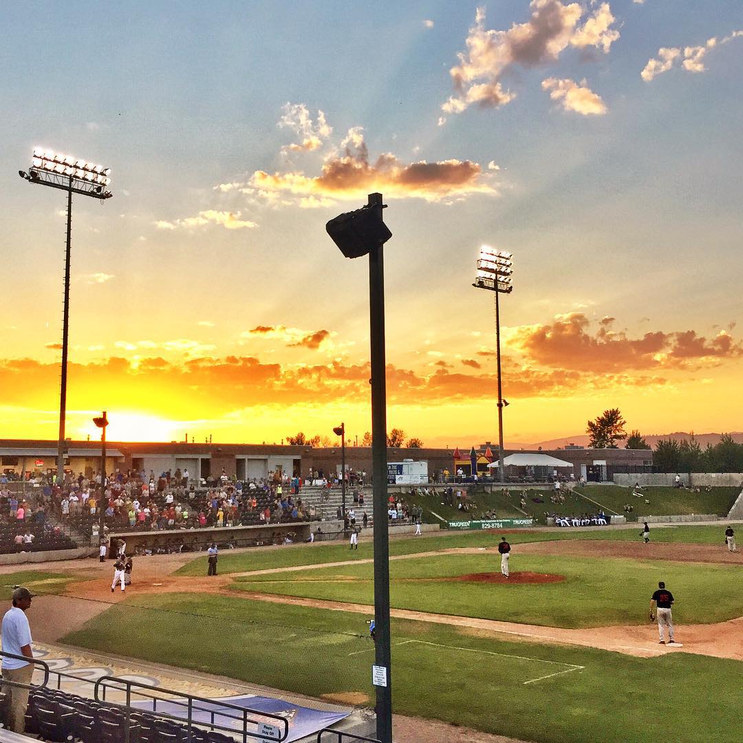 Baseball Sunset - Missoula Osprey