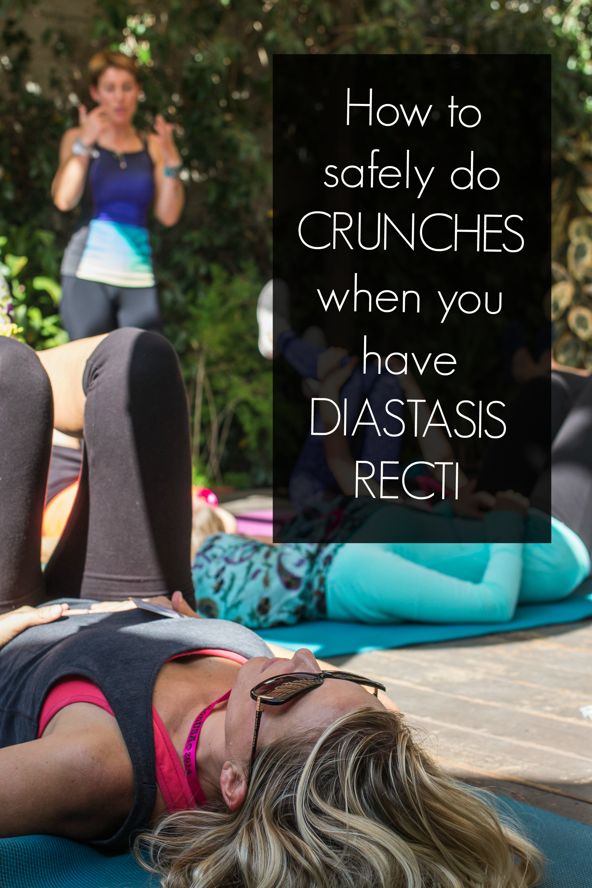 How to do crunches safely when you have diastasis recti