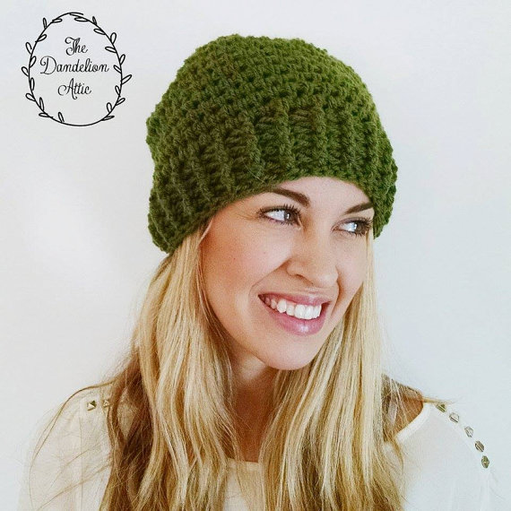 Handmade slouchy hat for only $15!