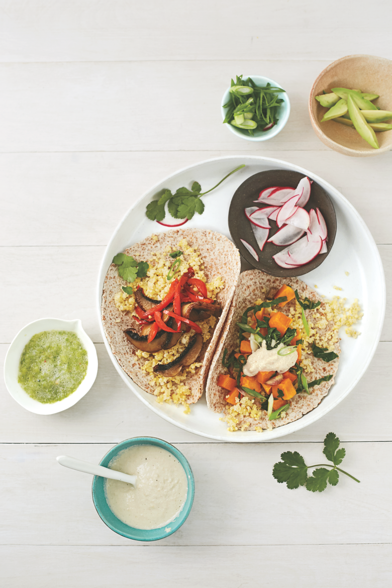 Millet ‘n Veggie Breakfast Tacos: Two Ways - This filling combination of whole grains and veggies will keep you satisfied long until your next meal.